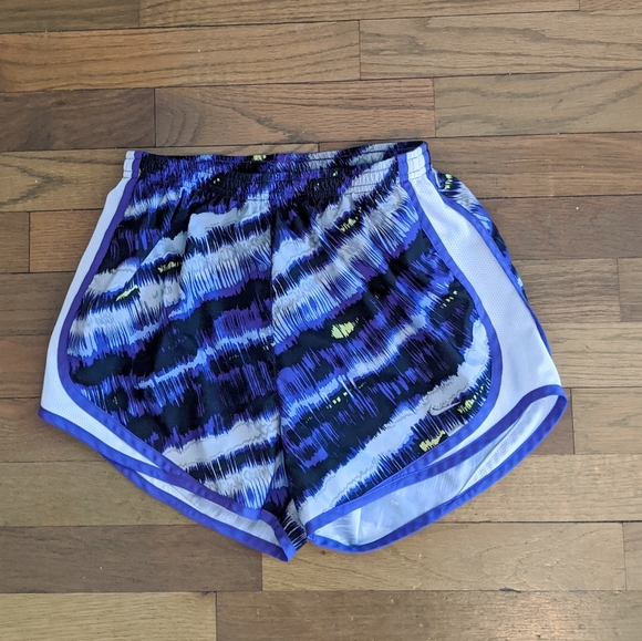 Nike Pants - Nike Dri-Fit Purple, White, and Yellow Shorts